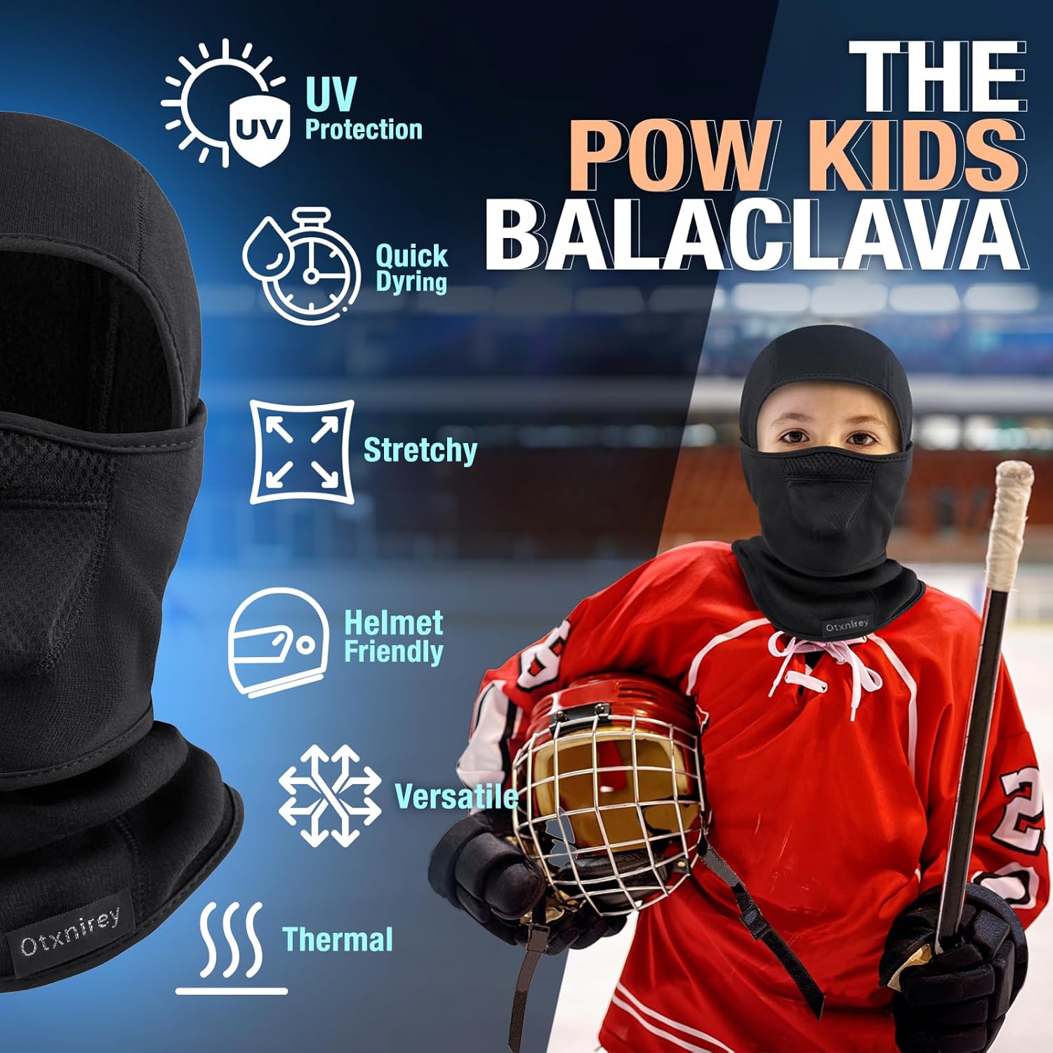 Winter Windproof Ski Mask for Kids