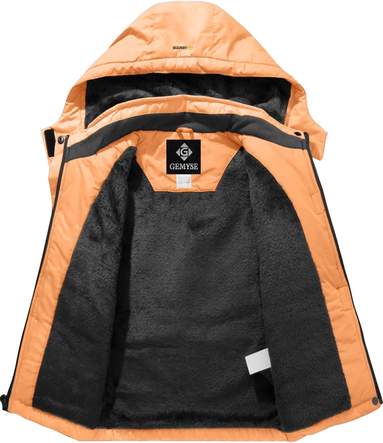 GEMYSE Girls Waterproof Ski Jacket with Hood