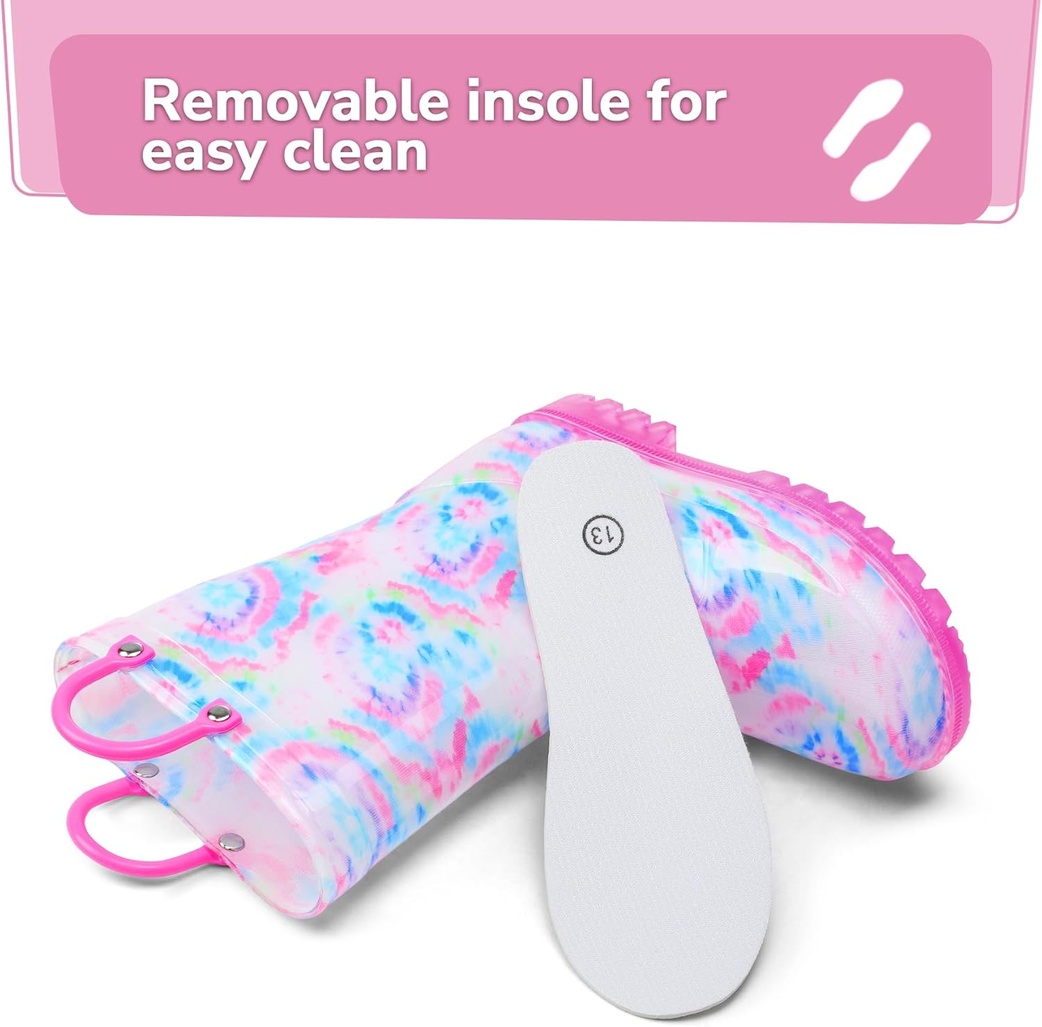 Waterproof Kids Rain Boots