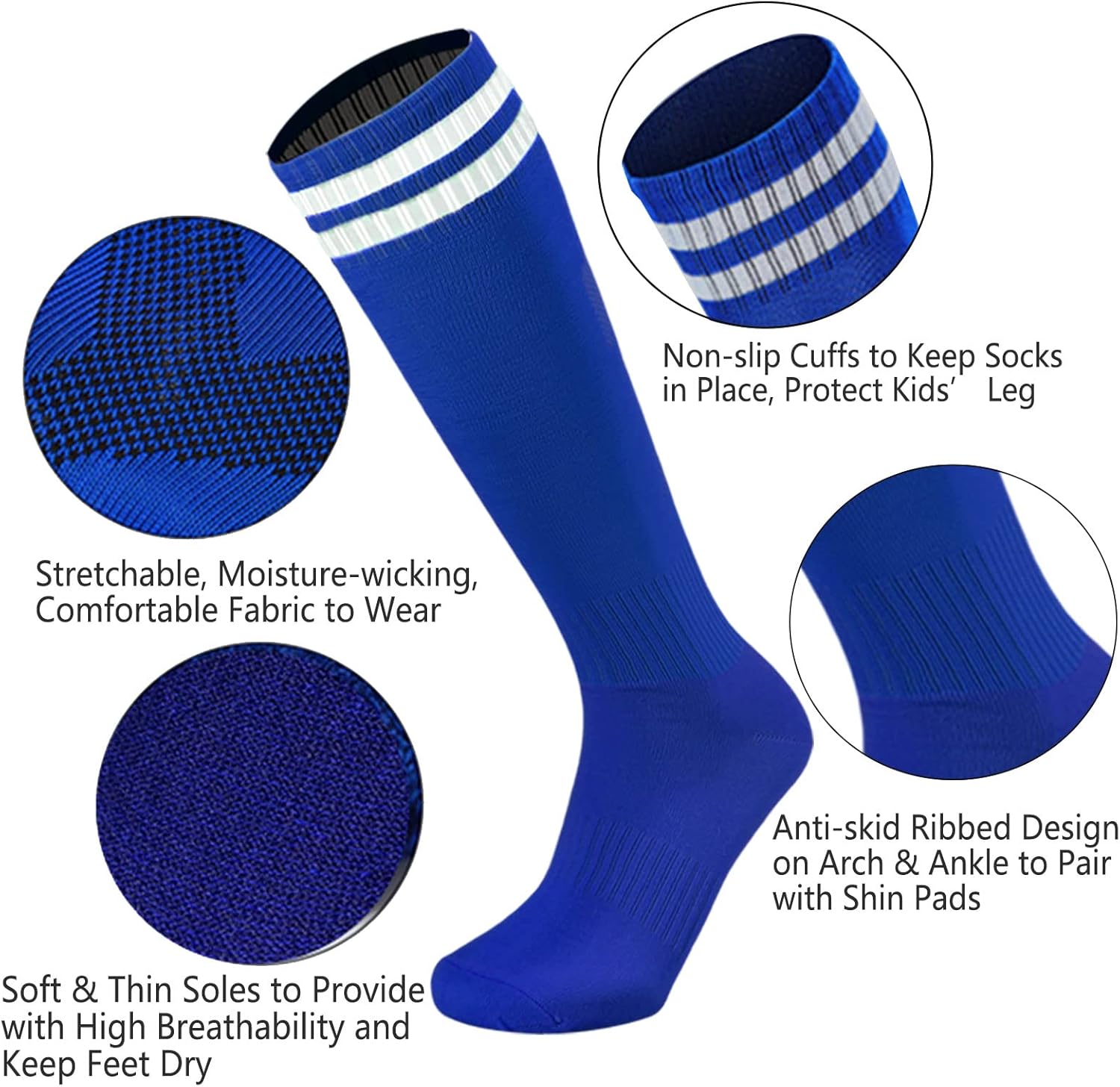 Ultrafun soccer socks for kids