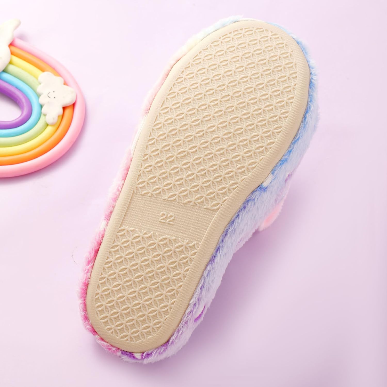 Adorable Unicorn Slippers for Kids Warm Fuzzy