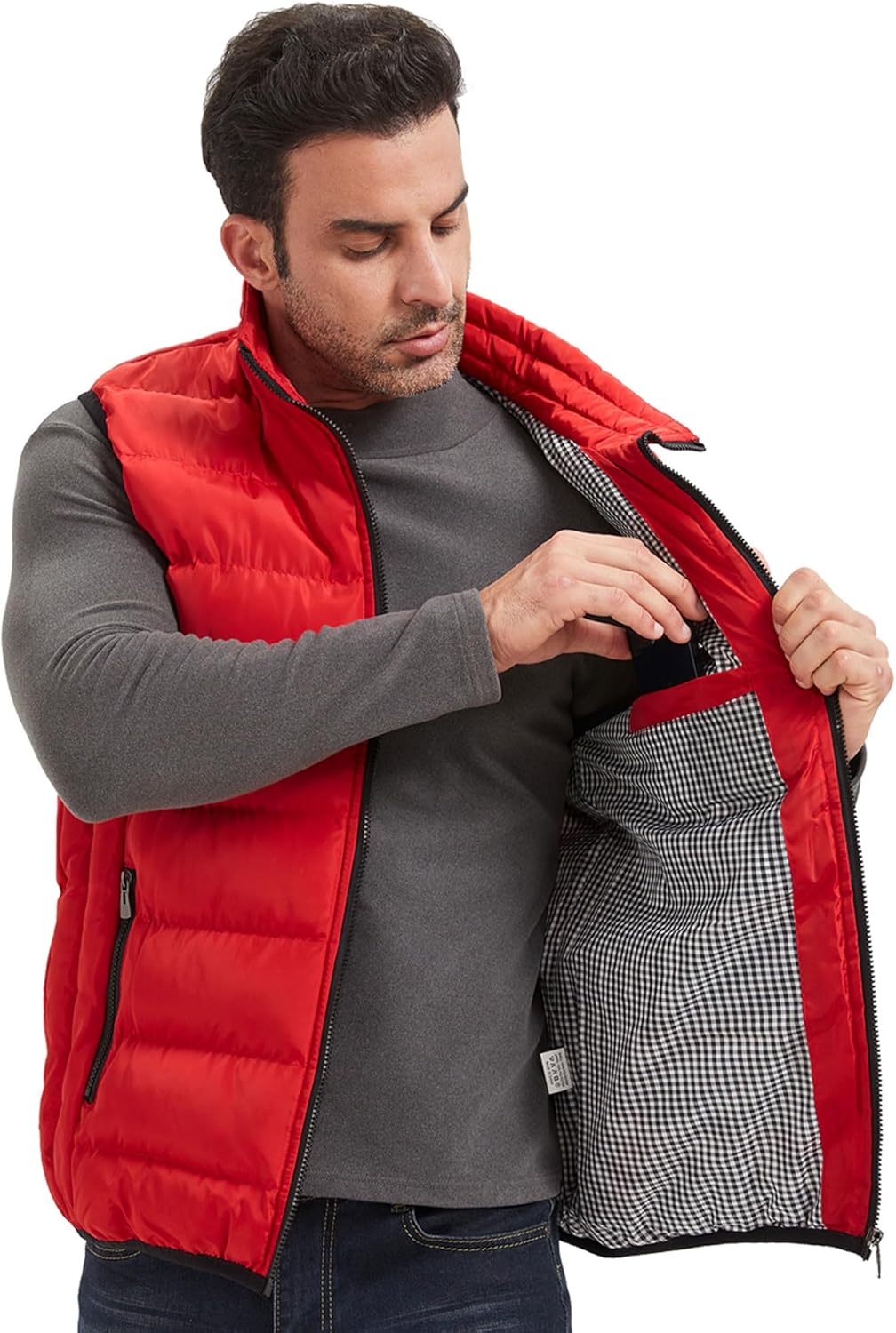 XinYangNi Mens Warm Cozy Puffer Vest
