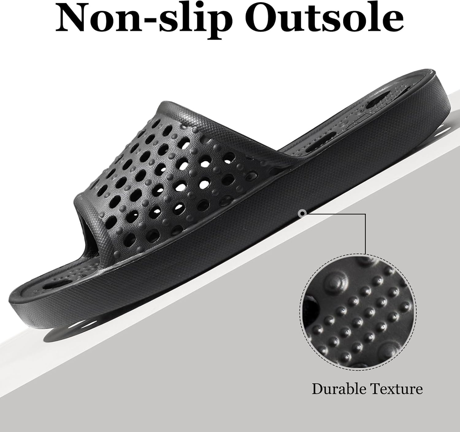 Non-Slip Dry Shower Slippers for Men Women