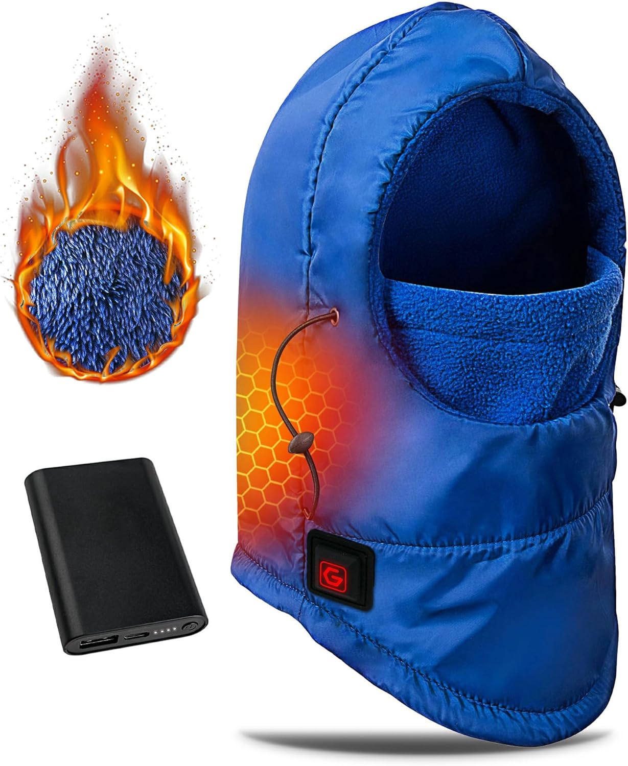 Genovega - Warm Heated Balaclava for Girls and Kids