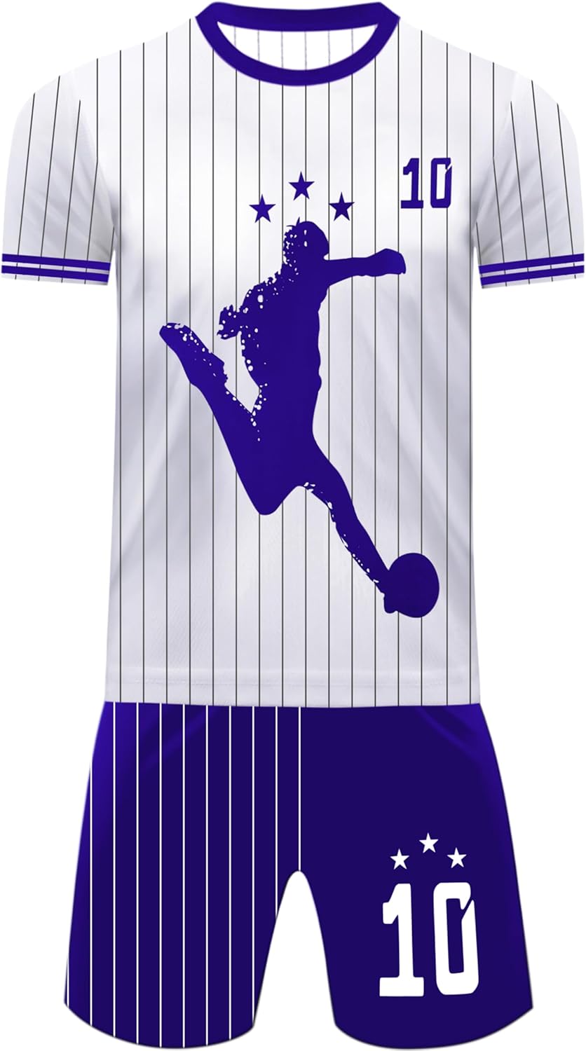 KHIGSJDG Boys Soccer Jerseys