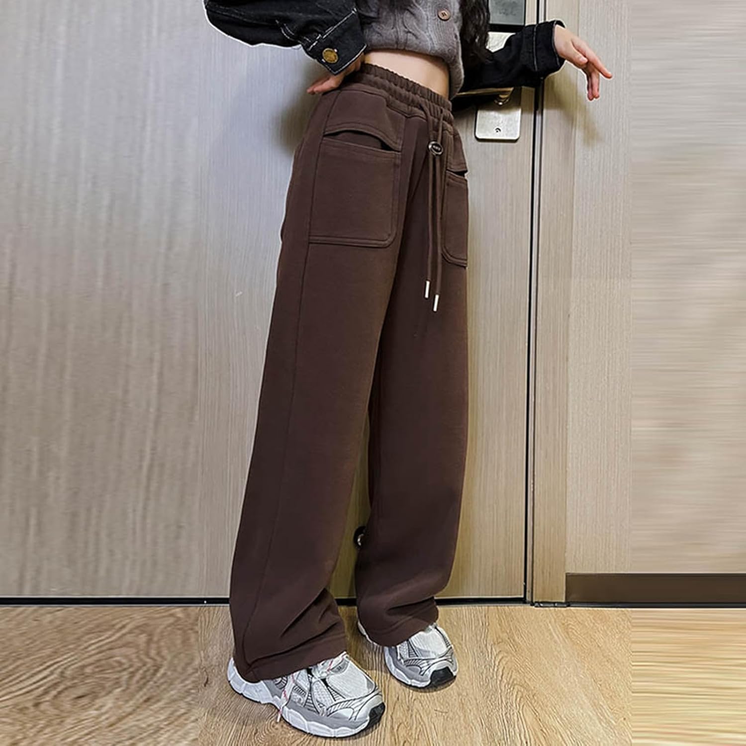 Comfortable Wide-Leg Jogger Pants for Girls