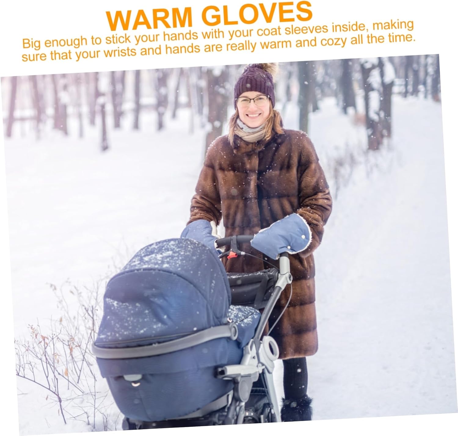 Thick Winter Gloves Cozy Warm for MenWomenBoys in Windy Snowy Conditions