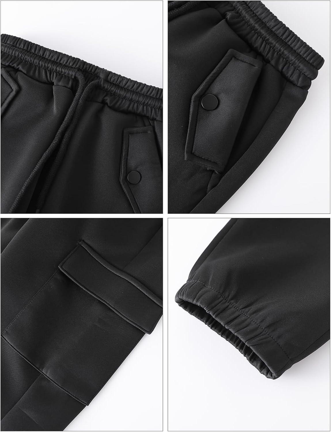 Trendy Slim Fit Girls Cargo Joggers