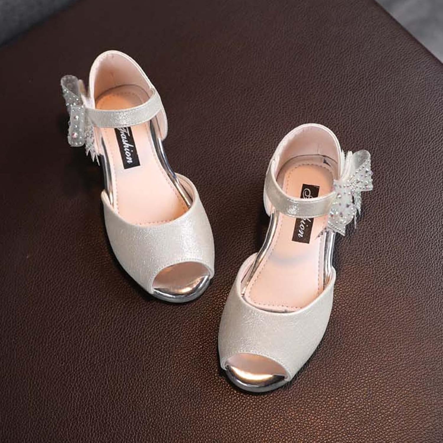 Cute Princess Slip-On Sandals for Kids Soft Comfortable