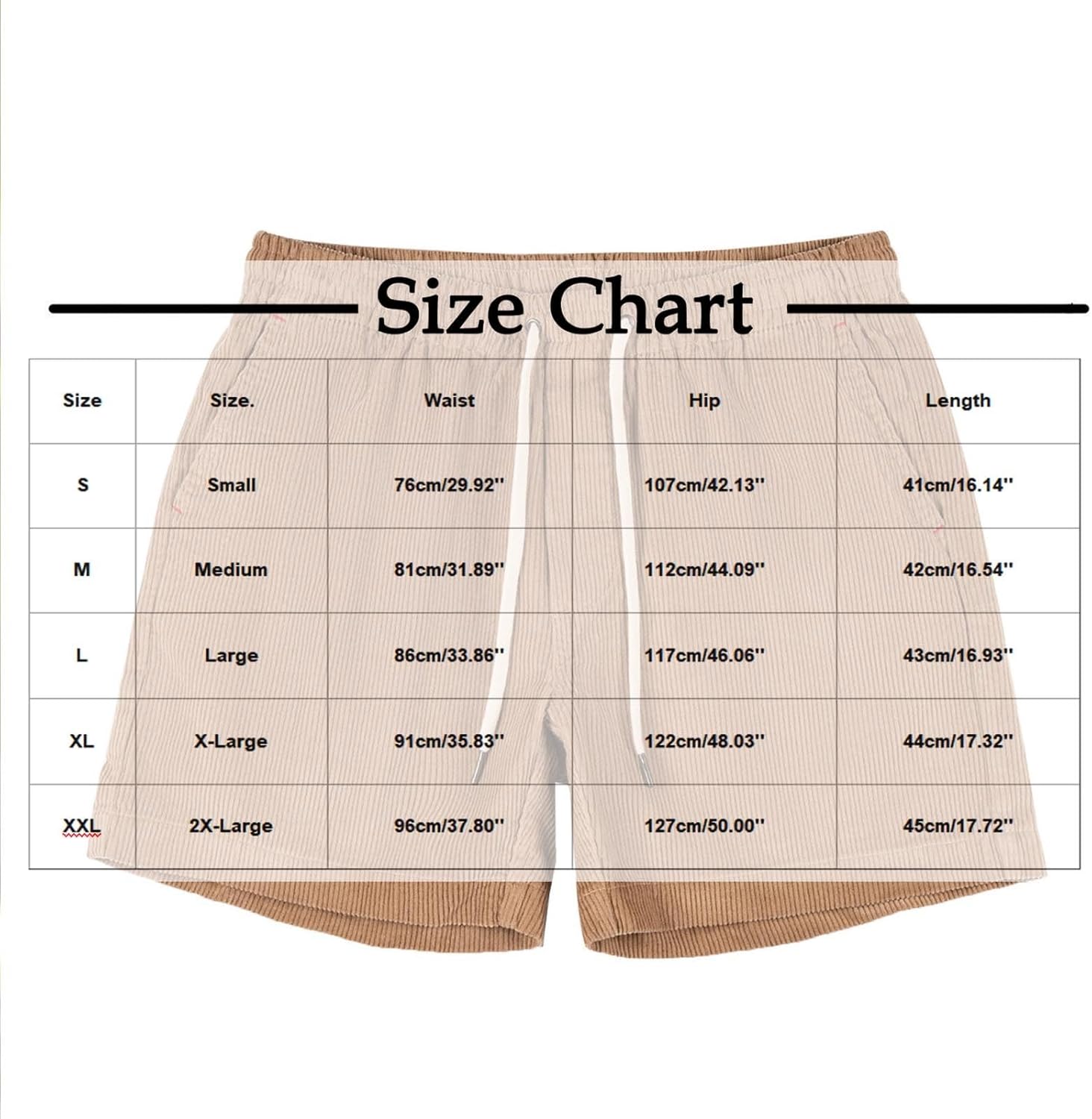 Premium Mens Corduroy Casual Shorts Summer Essentials