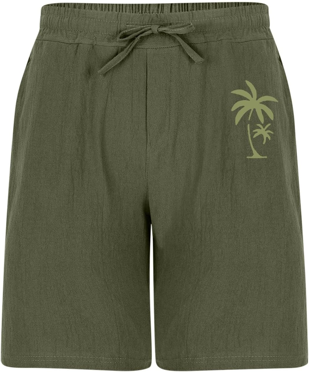 Xiaojmake Elastic Waist Shorts for Men Graphic and Cotton Summer Beachessential