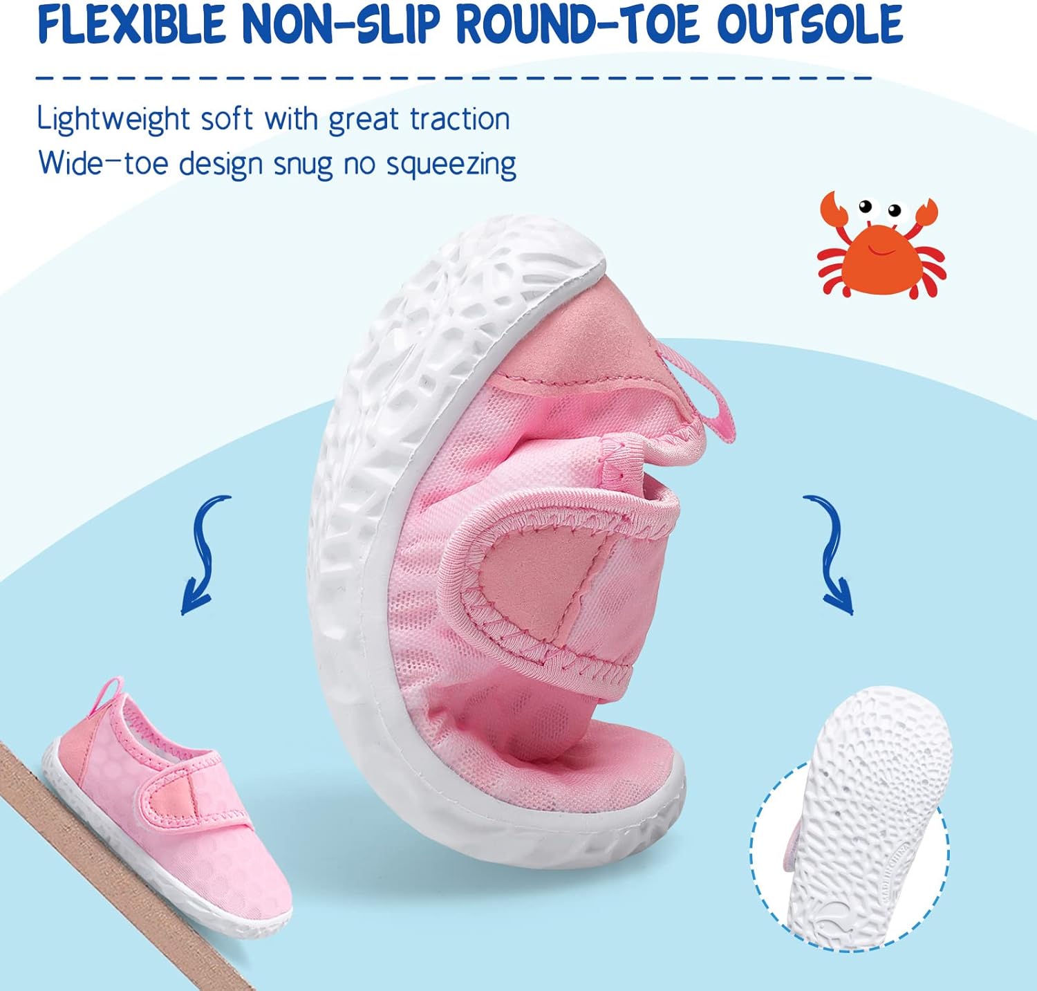 LeIsfIt Kids Quick-Dry Water Shoes