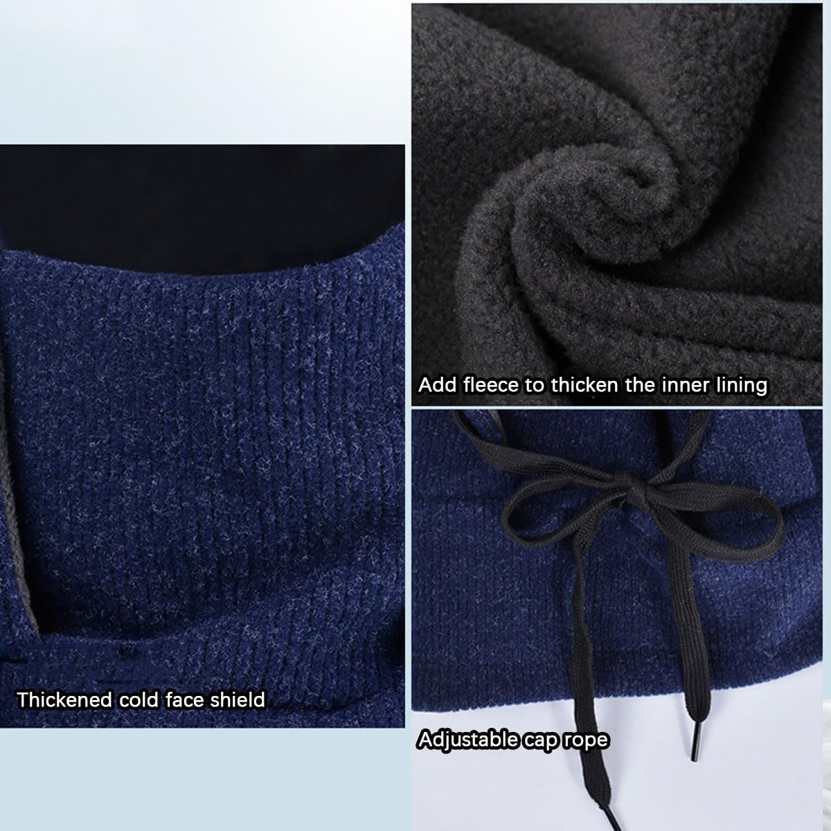 Kids Balaclava Ski Mask Adjustable 3 in 1 Face Cover