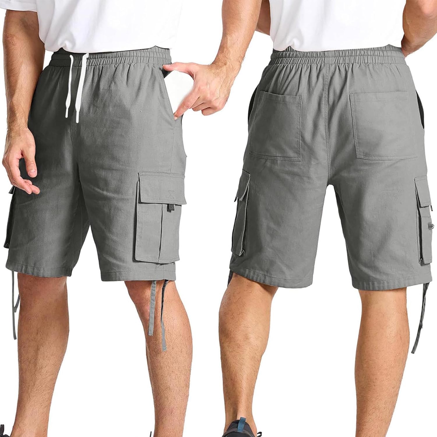 Xiaojmake Cotton Cargo Hiking Shorts