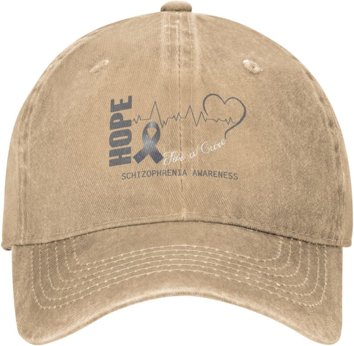 Hope for a Cure schizophrenia awareness baseball cap