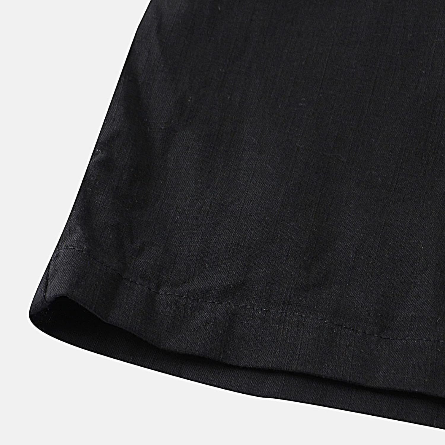 Quick Dry 4-Way Stretch Cotton Linen Swimming Trunks for Men