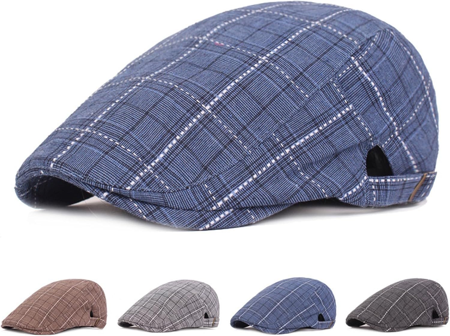 Adjustable Flat-Collared Cabie Hat for Men