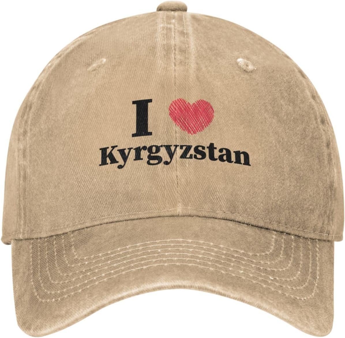 I Love Kyrgyzstan Baseball Cap Men Women