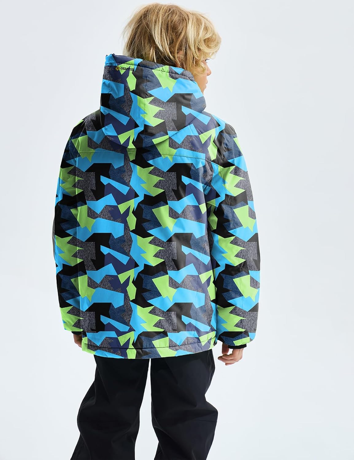 GEMYSE Boys Waterproof Ski Snow Jacket Warm Durable