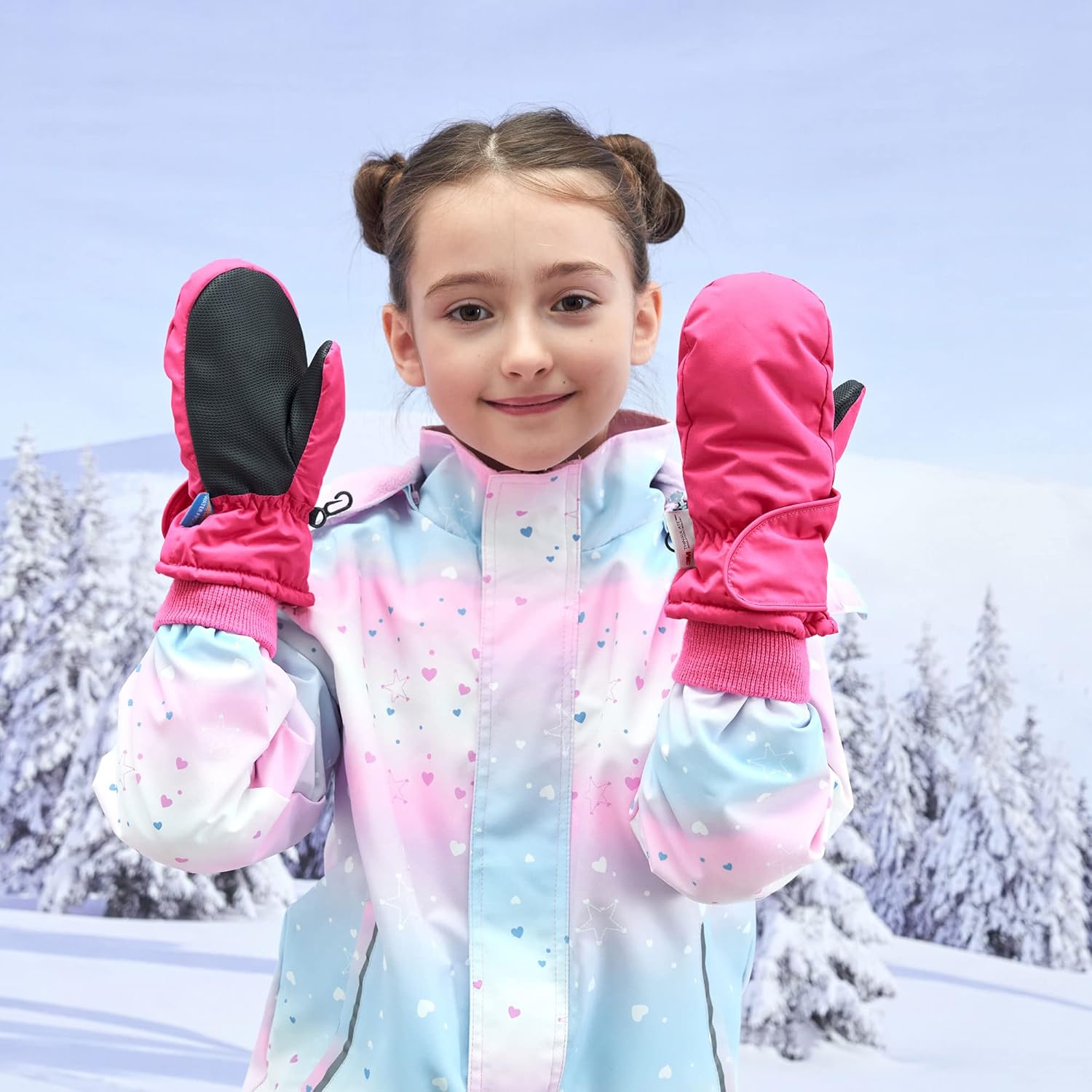 SimpliKids Winter Ski Mittens for Kids