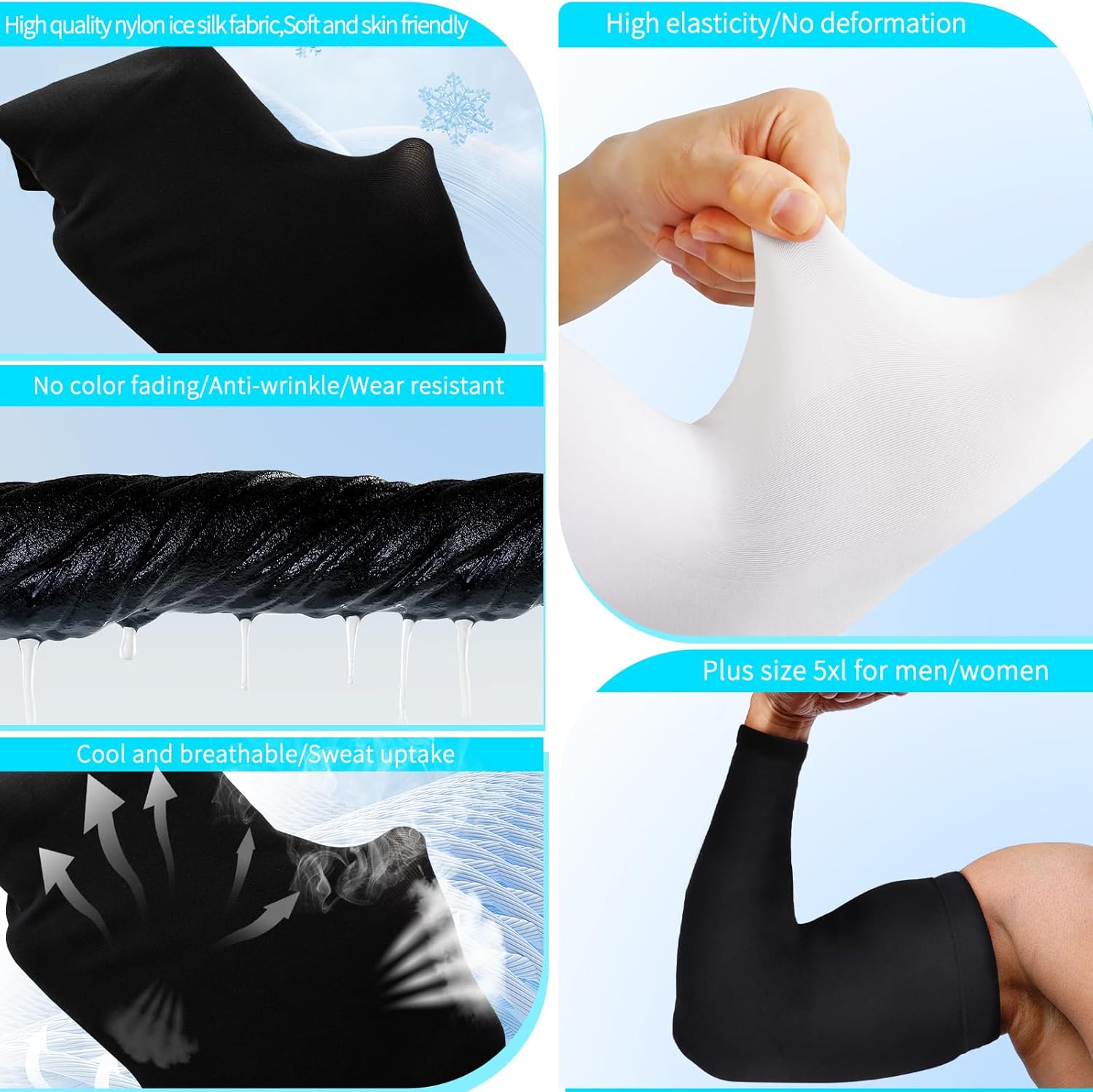 AZOI Cooling Arm Sleeves for Men