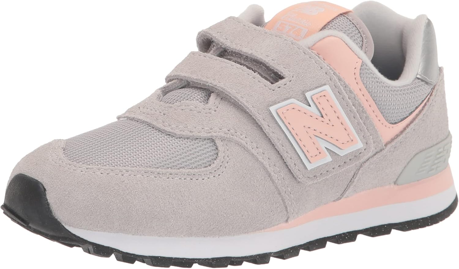 New Balance Kids 574 Hook Loop Sneaker Baseball Red
