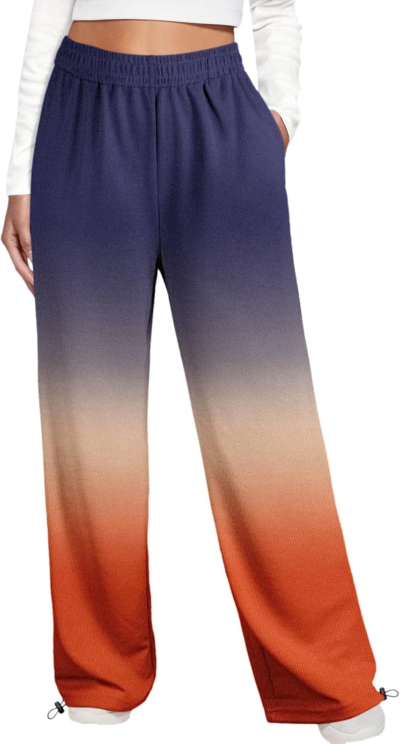 Cheerful Plus Size Christmas Sweatpants for Women