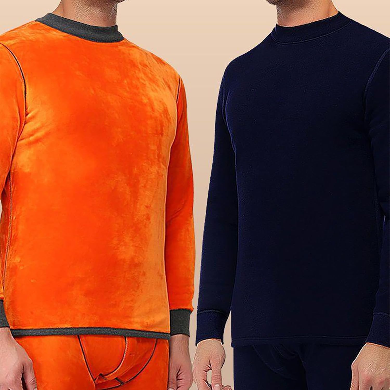 Warm Comfy Mens Compression Thermal Underwear for Winter