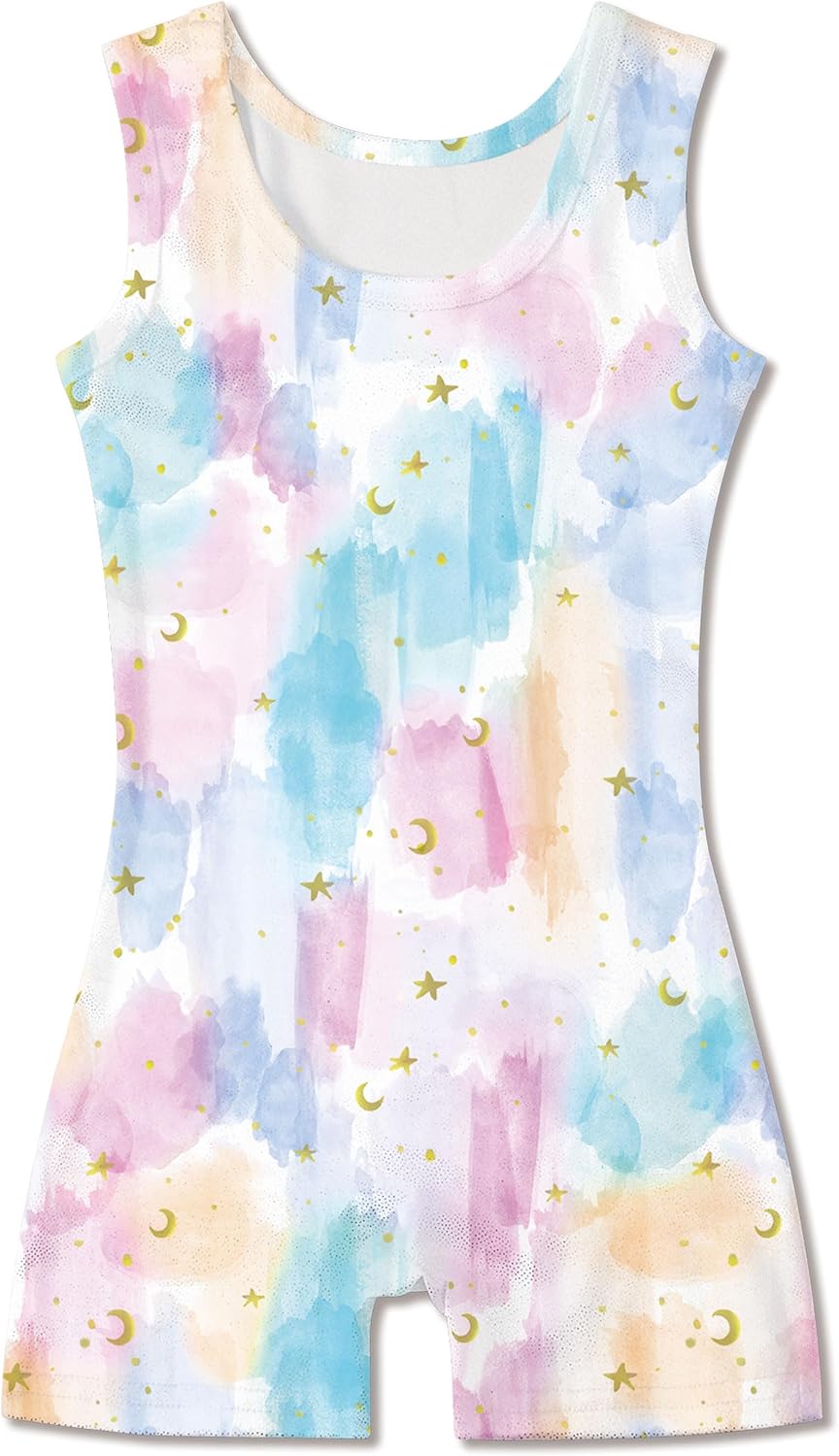 Idgreatim Sparkly Gymnastics Leotards for Girls