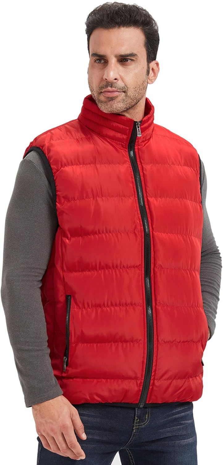 XinYangNi Mens Warm Cozy Puffer Vest