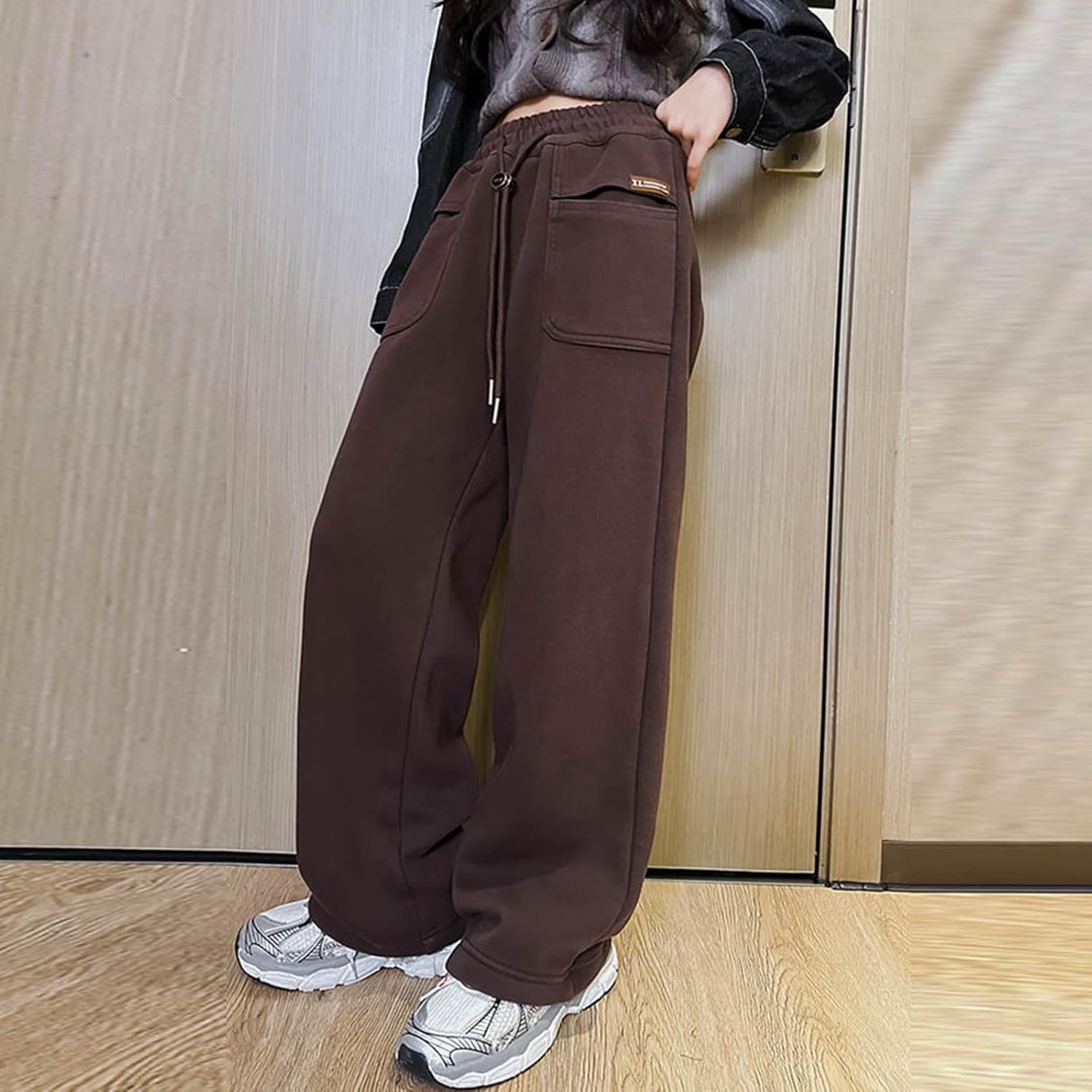 Comfortable Wide-Leg Jogger Pants for Girls