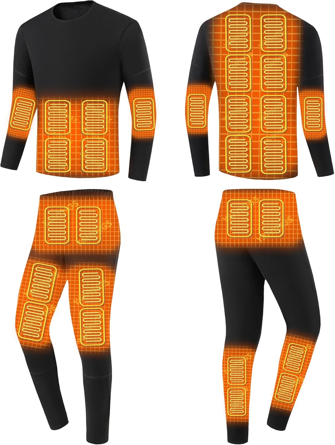YANYNGS Heating Thermal Base Long John Set