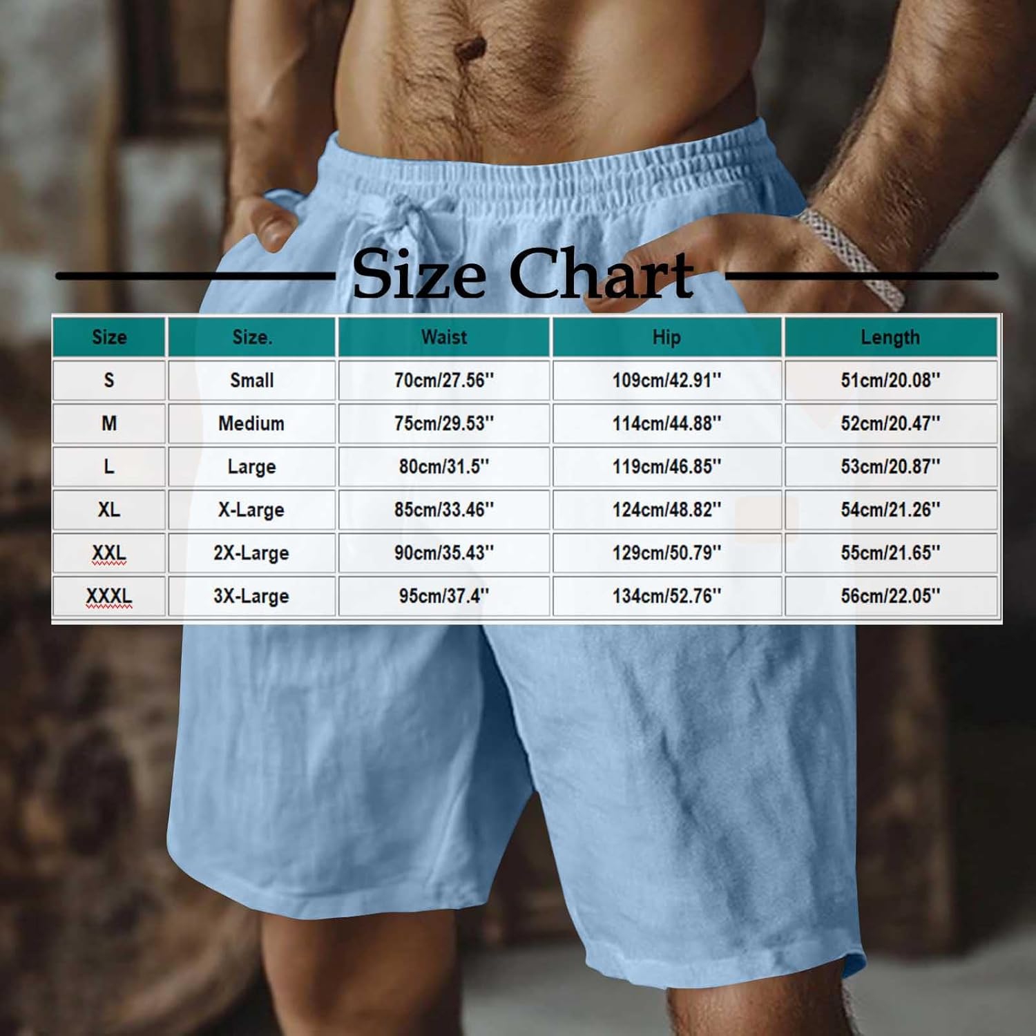 Xiaojmake Casual Drawspring Cotton Shorts for Men