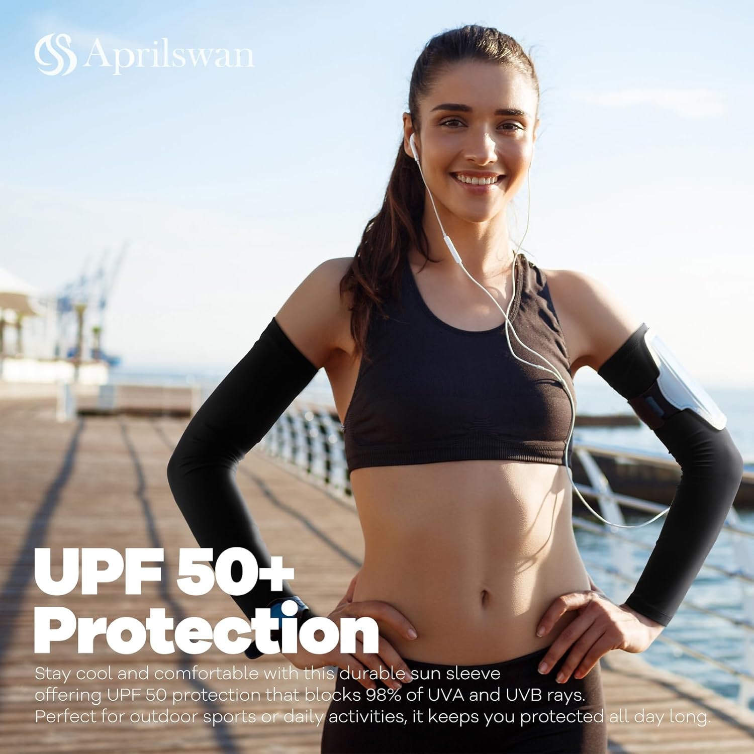 Cooling Protective Arm Sleeves for Men and Women