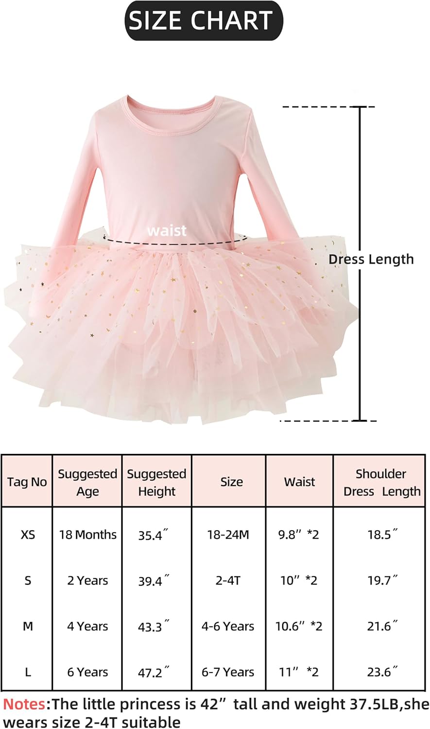 Toddler Girls Dance Tutu Dress
