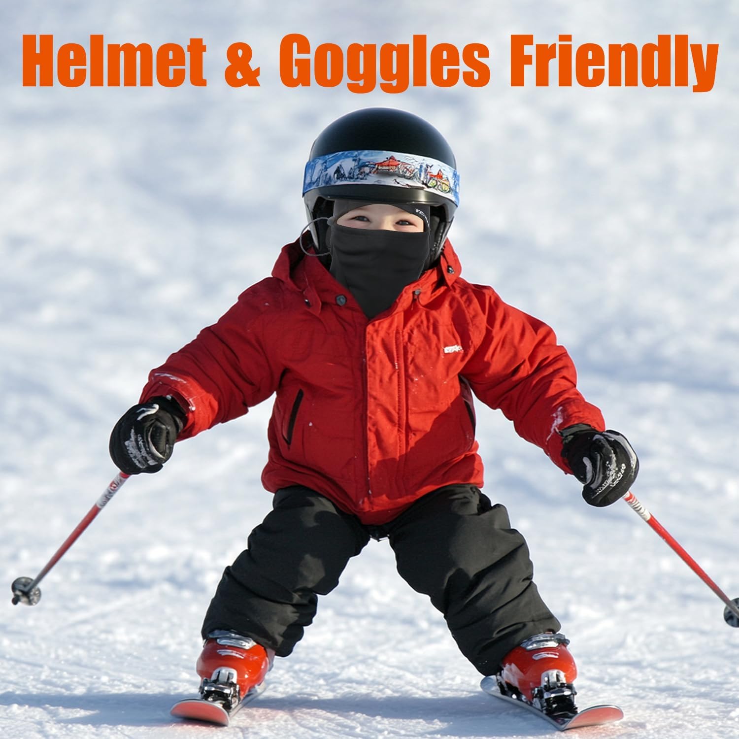 Kids Balaclava Ski Mask - Windproof Warm for Snow Sports