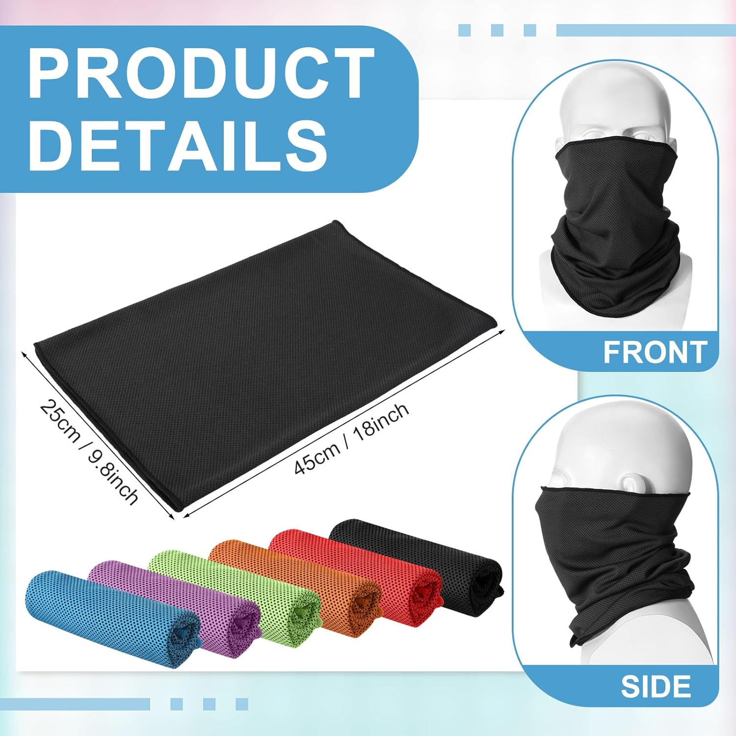 Cooling Neck Gaiter for Outdoor Activities