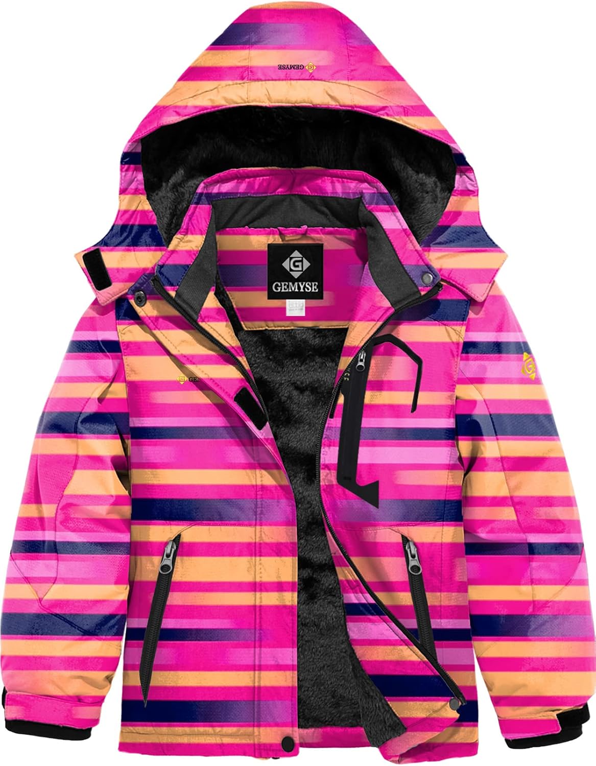 Gemyse Girls Waterproof Ski Jacket