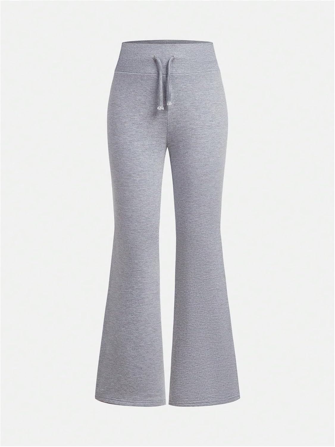 SOLY HUX Elastic High-Waisted Flared Leg Sweatpants