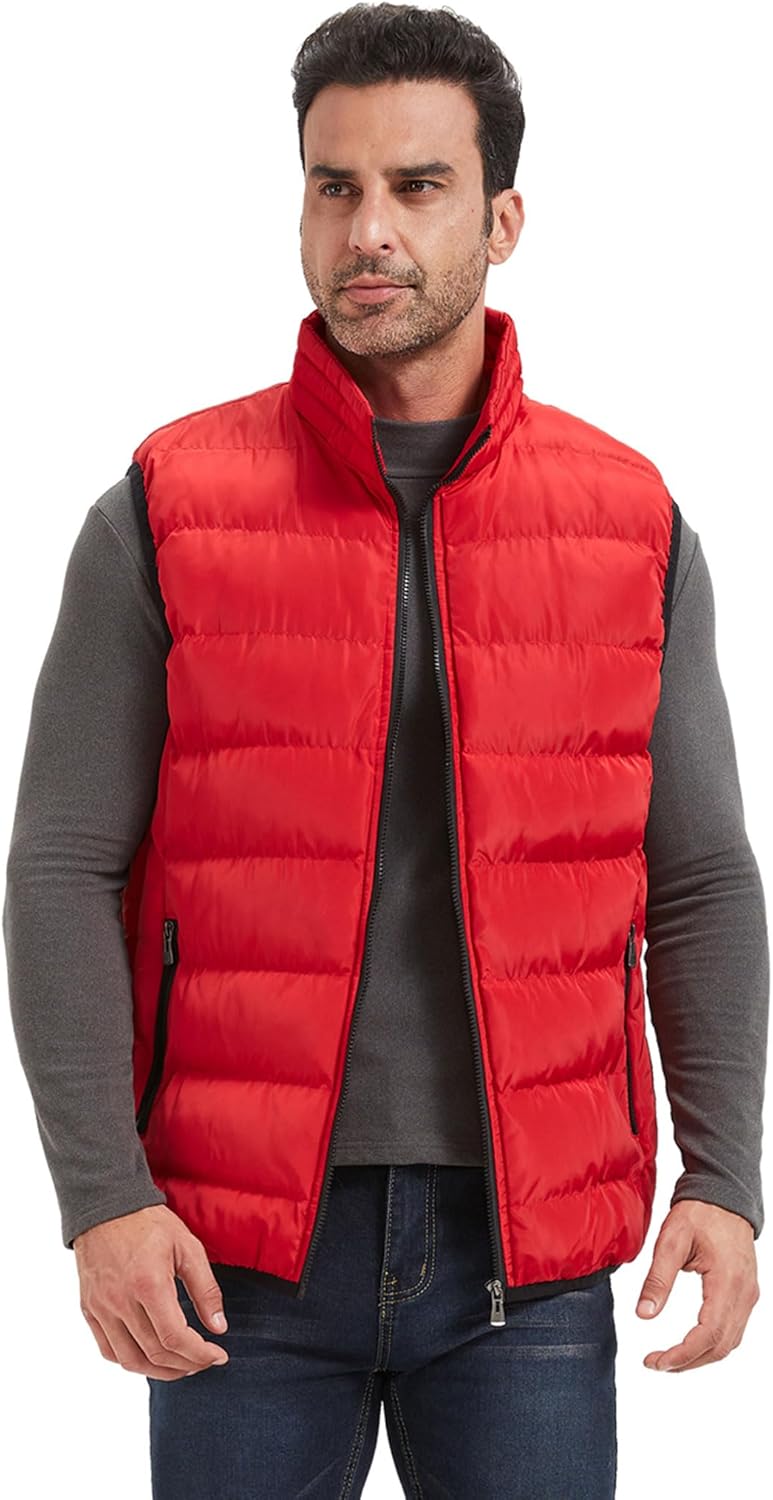 XinYangNi Mens Warm Cozy Puffer Vest