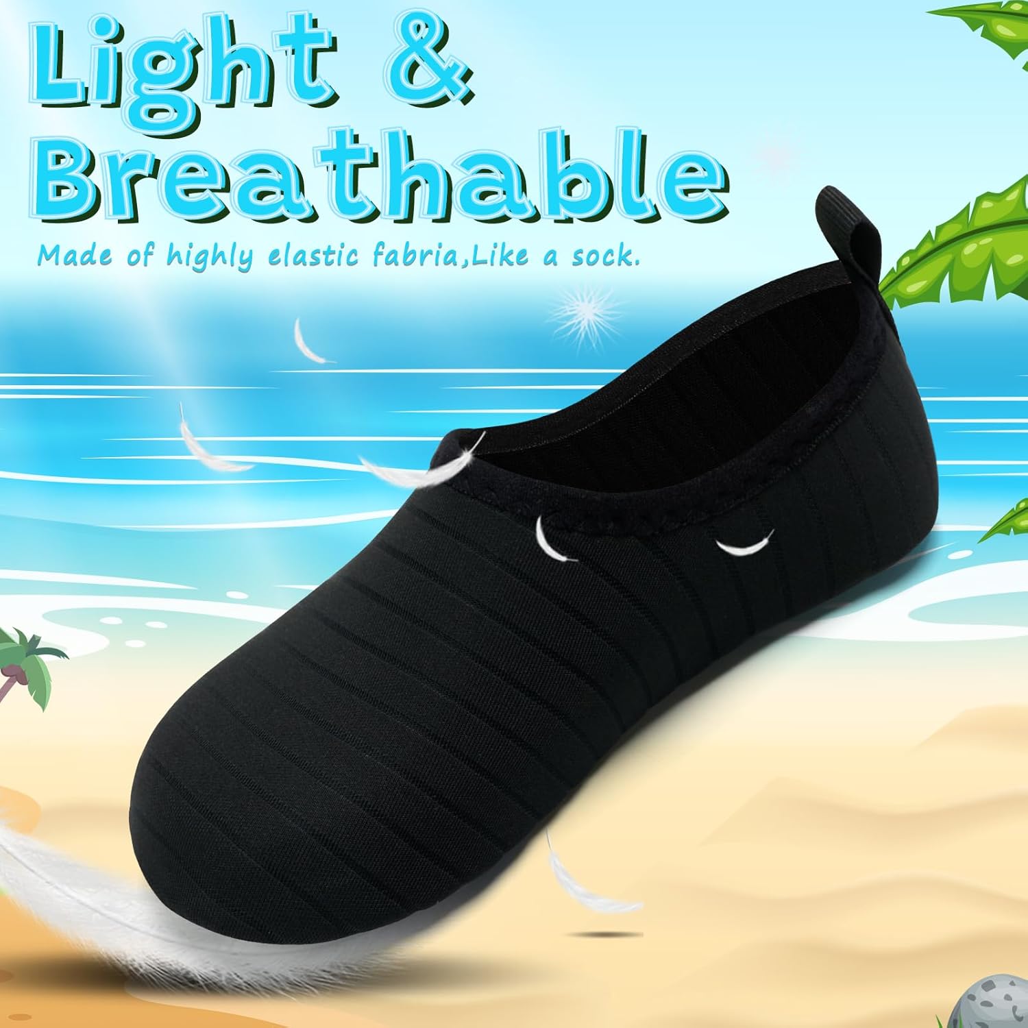 VIFUUR Kids Quick Dry Water Shoes All-Day Comfort