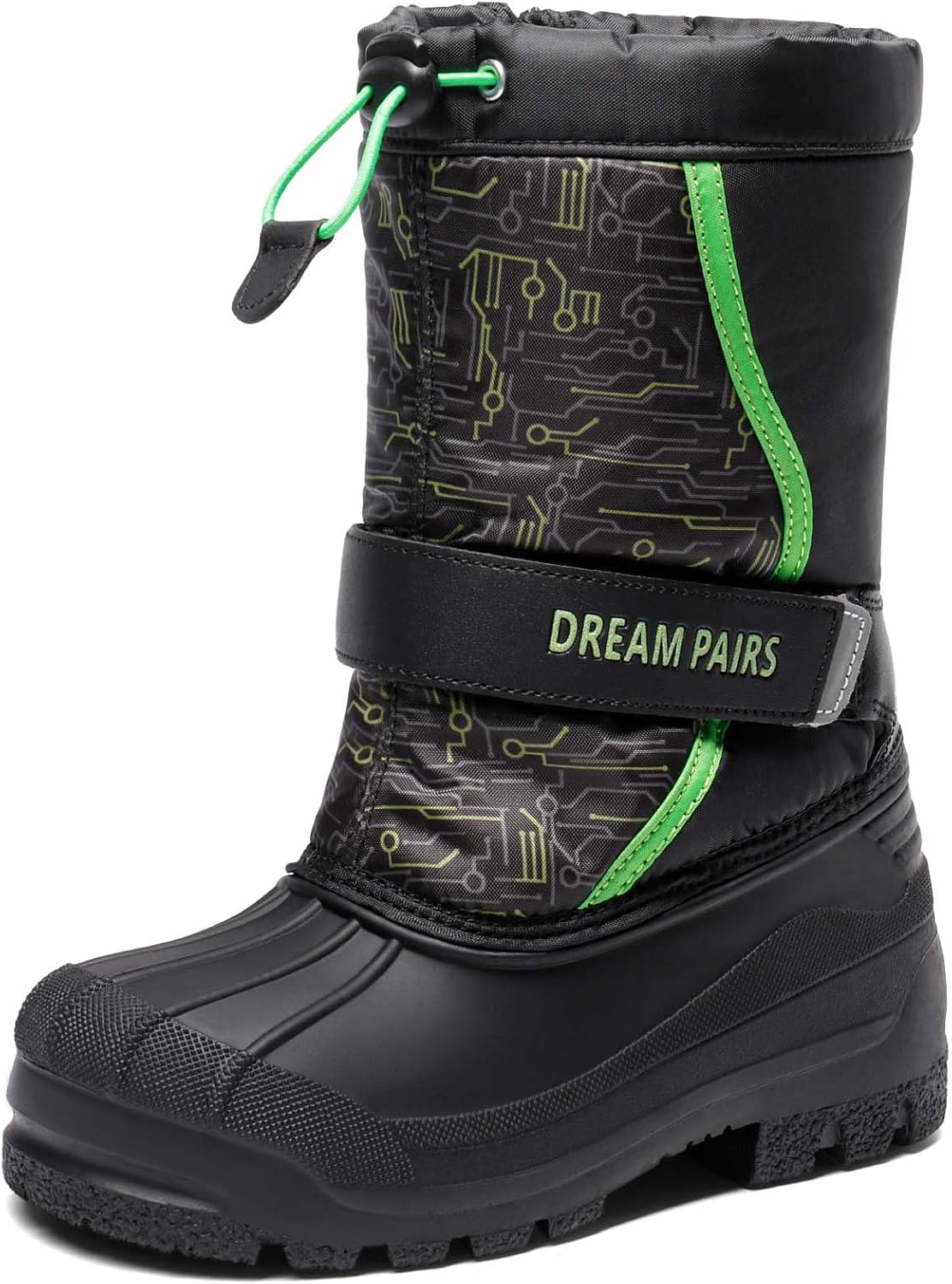 DREAM PAIRS Boys Girls Mid Calf Snow Boots for Kids