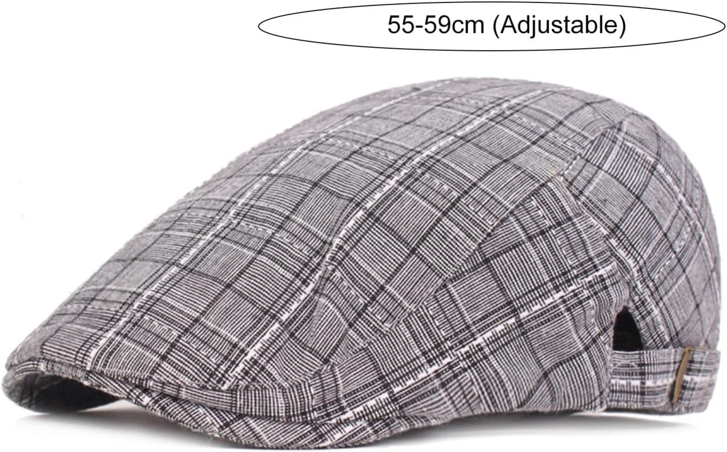Adjustable Flat-Collared Cabie Hat for Men