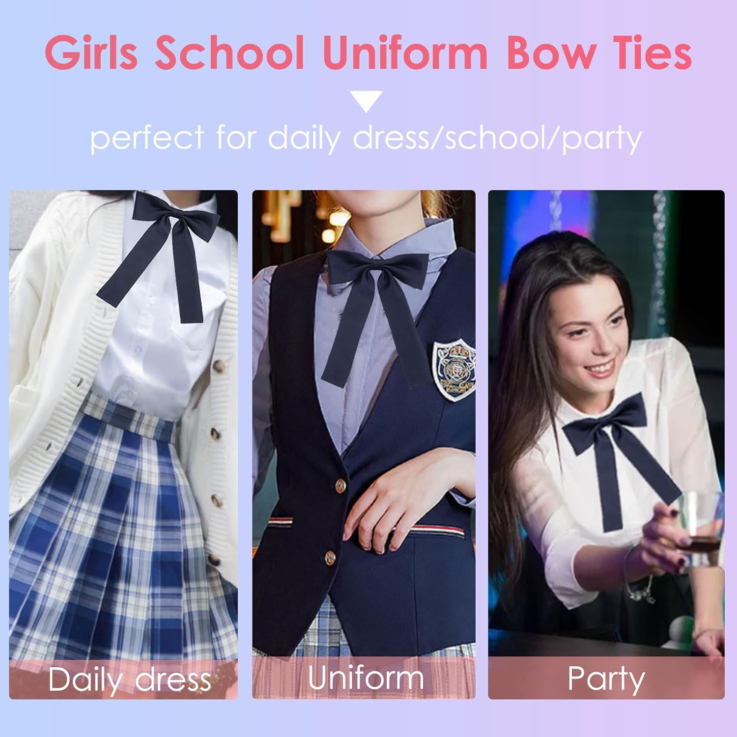 Mantieqingway Bow Ties for WomenGirls