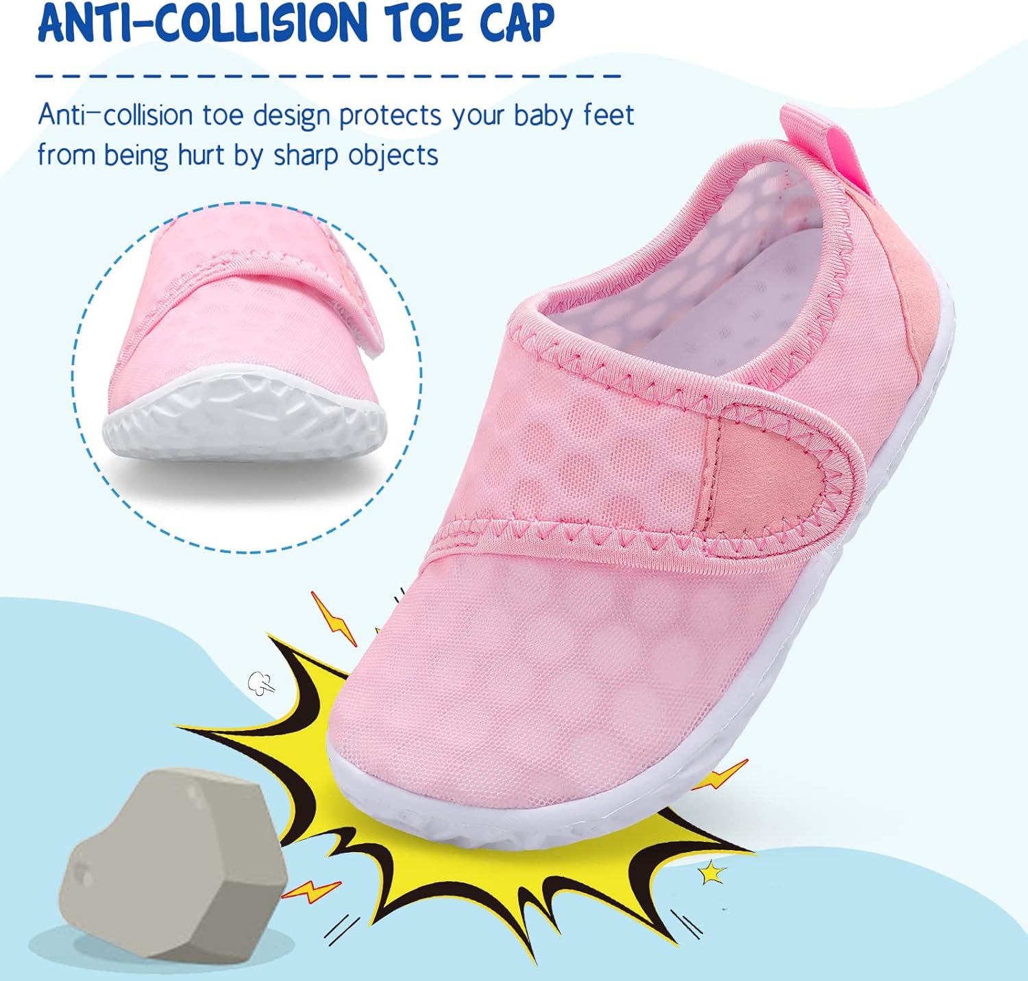 LeIsfIt Kids Quick-Dry Water Shoes
