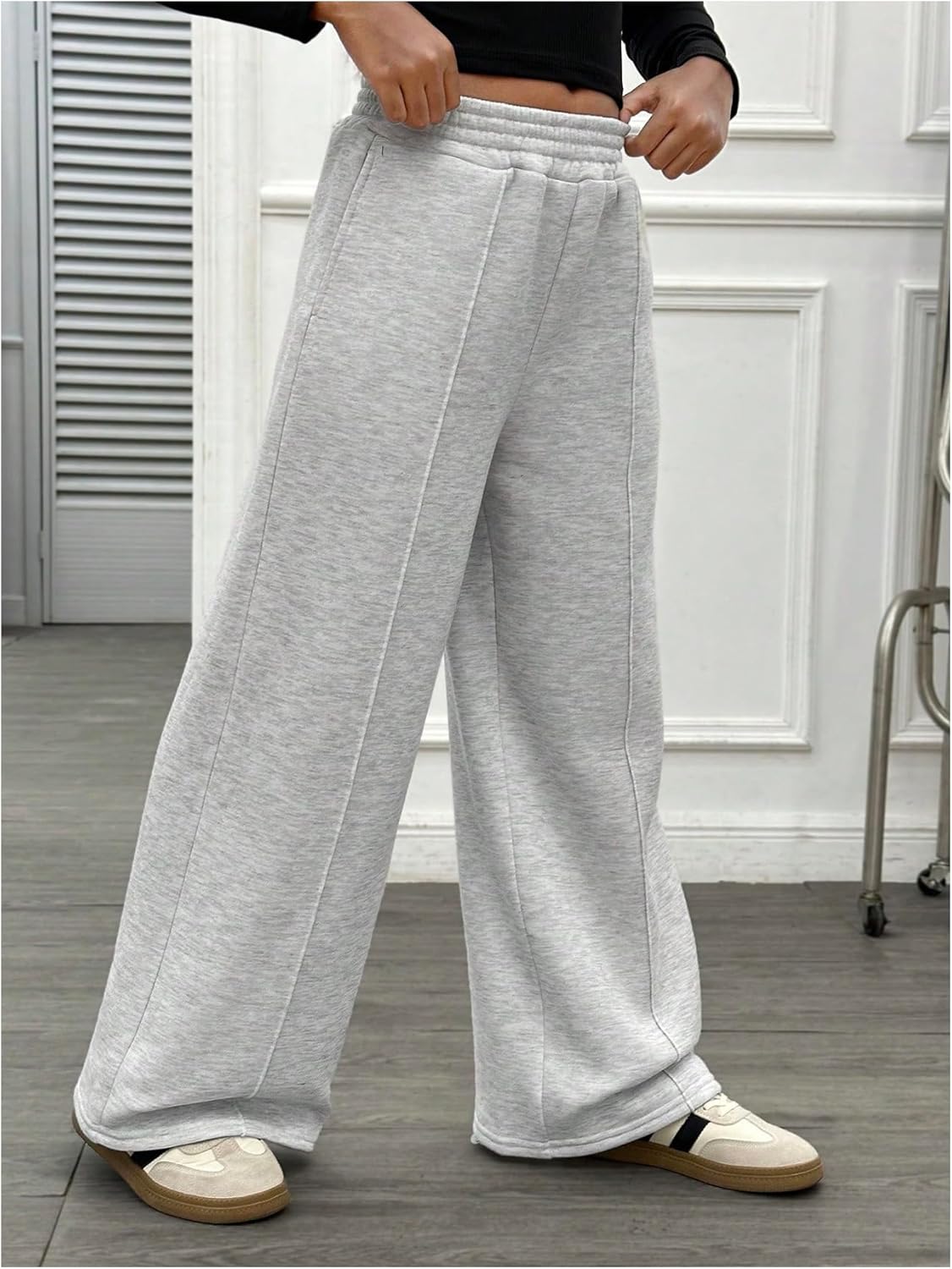 RoseSeek Girls Enjoy Entire Day Elastic Waist Joggers
