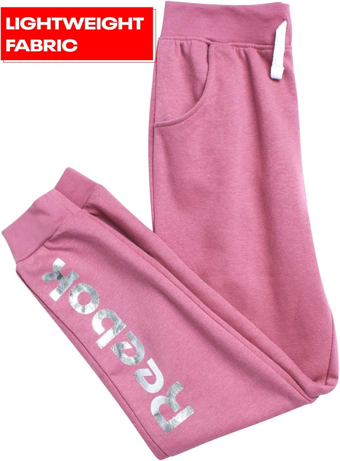 Reebok Girls Sweatpants Style Comfort Cargo Joggers Active Fleece