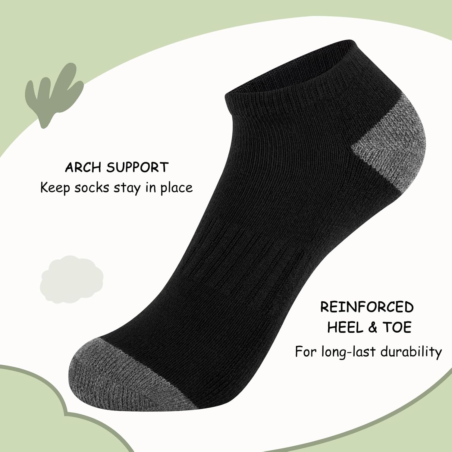 Comfoex 10 Pairs Boys Socks for 4-10 Years