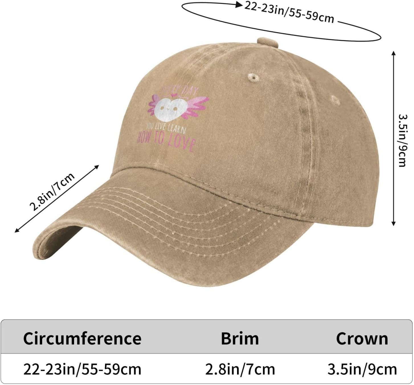 Every Day You Live Learn How to Love Cowboy Baseball Cap