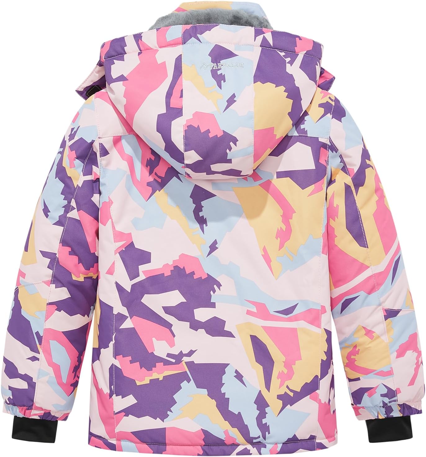 FARVALUE Girls Waterproof Ski Jacket Stay Warm Dry
